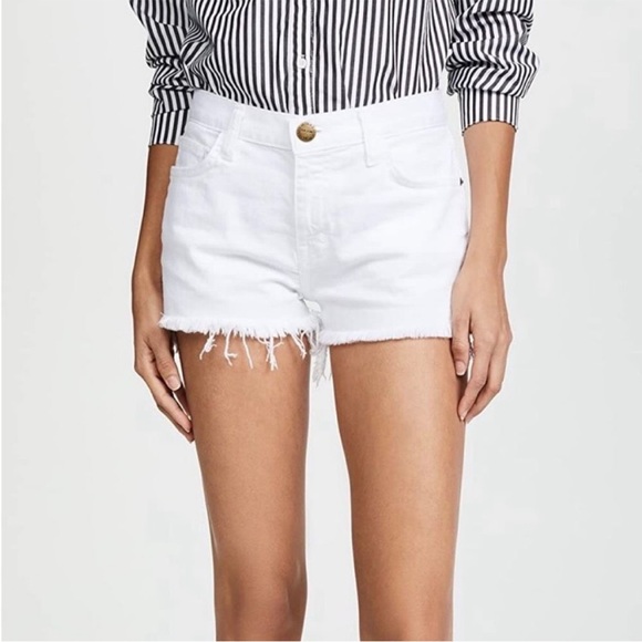 Current/Elliott The Boyfriend Short in Sugar - Picture 1 of 11